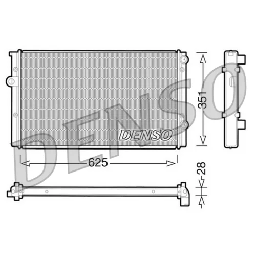 Chladič motora DENSO DRM32008