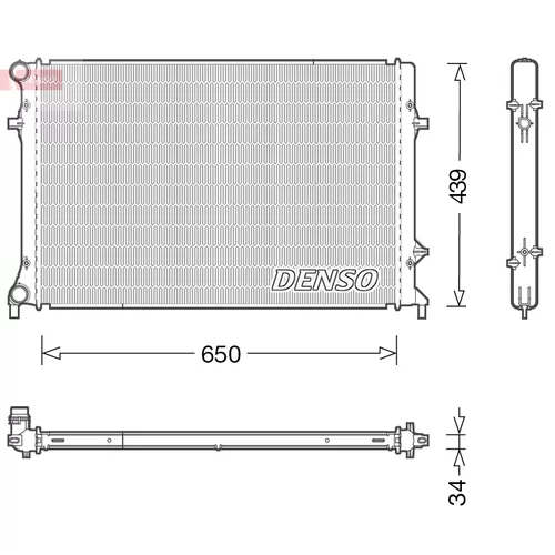 Chladič motora DENSO DRM32042