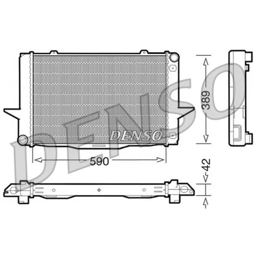 Chladič motora DENSO DRM33042