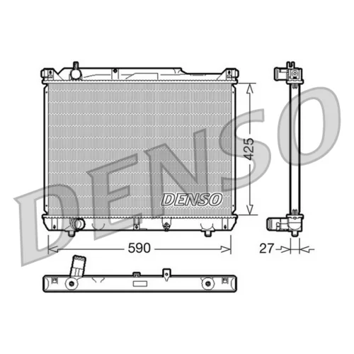 Chladič motora DENSO DRM47019