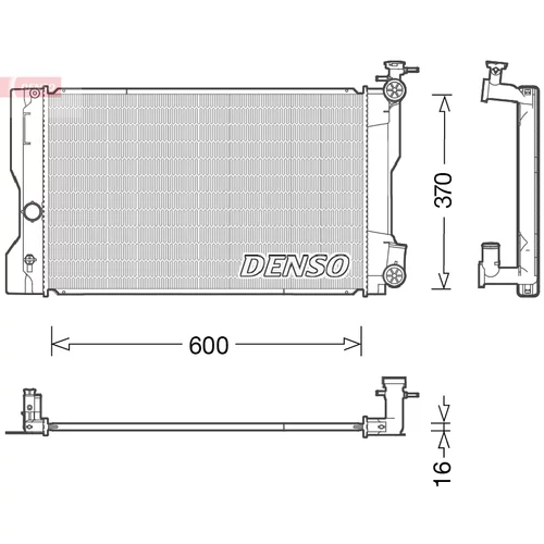 Chladič motora DENSO DRM50091