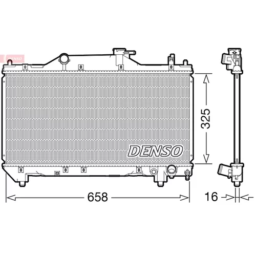 Chladič motora DENSO DRM50131