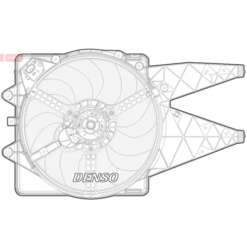 Ventilátor chladenia motora DENSO DER09092