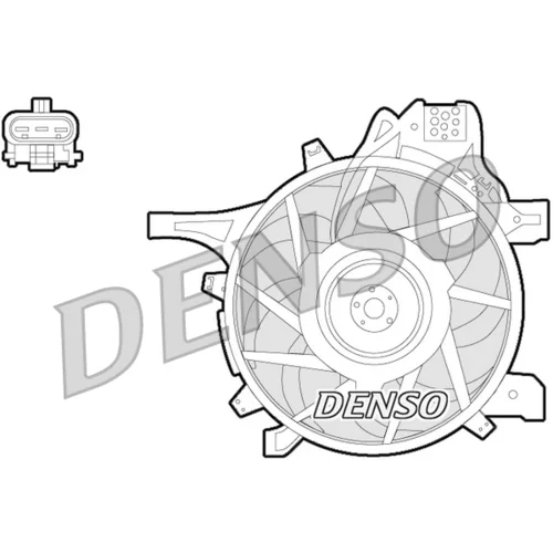 Ventilátor chladenia motora DENSO DER20012