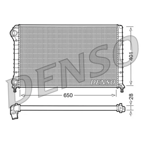 Chladič motora DRM09061 /DENSO/