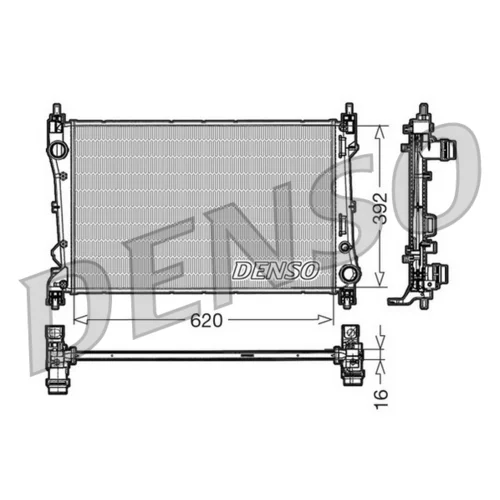 Chladič motora DENSO DRM09113