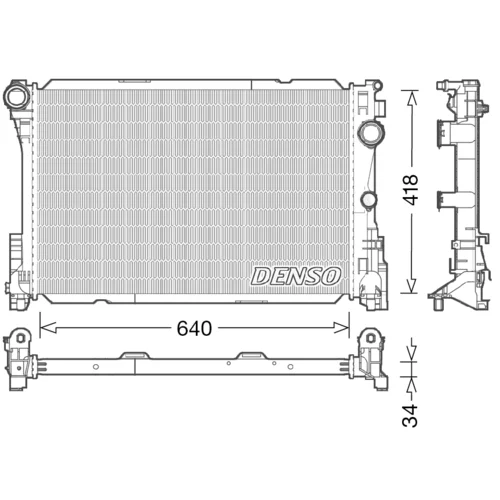 Chladič motora DENSO DRM17049