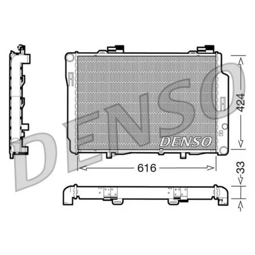 Chladič motora DENSO DRM17070