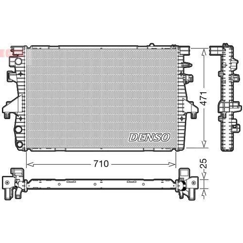 Chladič motora DENSO DRM32039