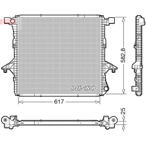 Chladič motora DENSO DRM32052