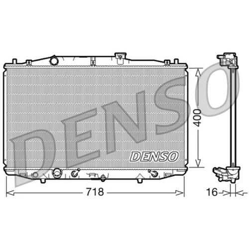 Chladič motora DENSO DRM40024