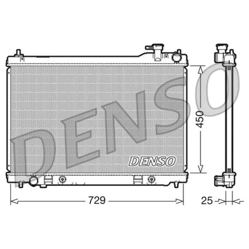 Chladič motora DENSO DRM46100