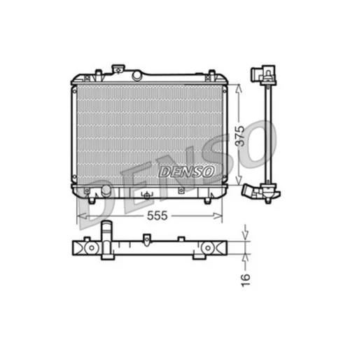 Chladič motora DENSO DRM47008