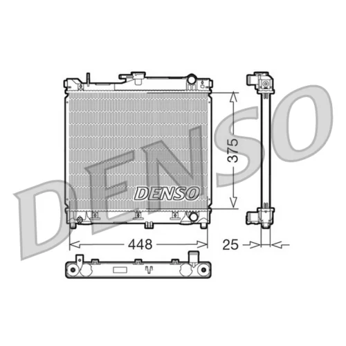 Chladič motora DENSO DRM47014