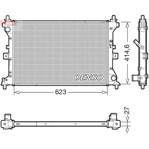 Chladič motora DENSO DRM47039