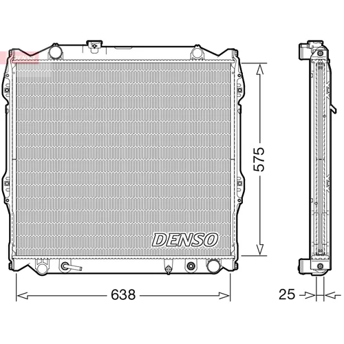 Chladič motora DENSO DRM50138