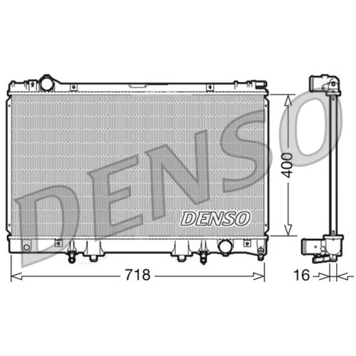 Chladič motora DENSO DRM51002