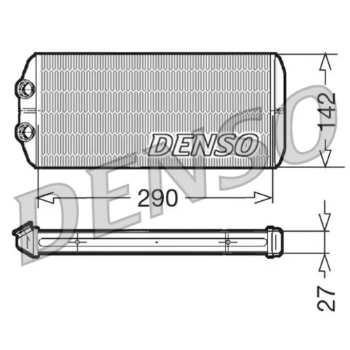 Výmenník tepla vnútorného kúrenia DRR07005 /DENSO/