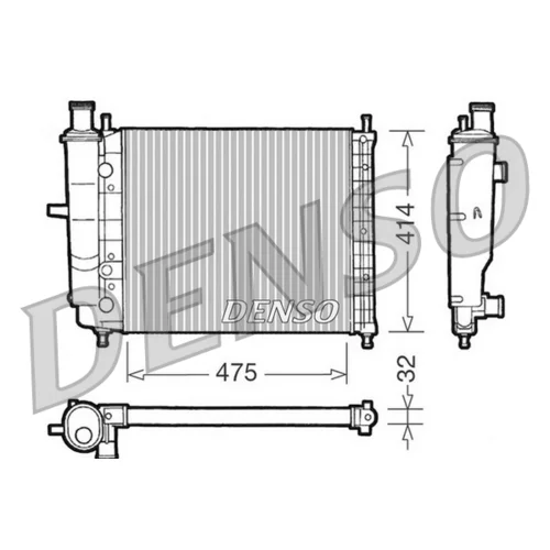 Chladič motora DENSO DRM09028