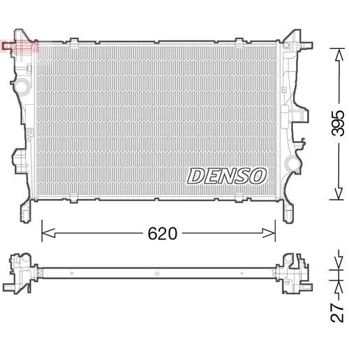 Chladič motora DENSO DRM09045