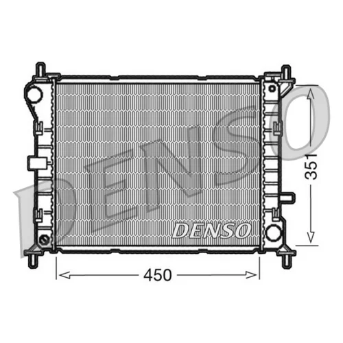 Chladič motora DENSO DRM10050