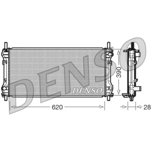 Chladič motora DENSO DRM10102