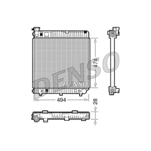 Chladič motora DENSO DRM17002