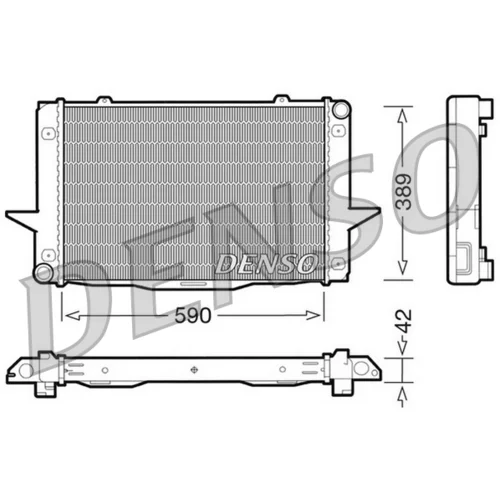 Chladič motora DENSO DRM33043