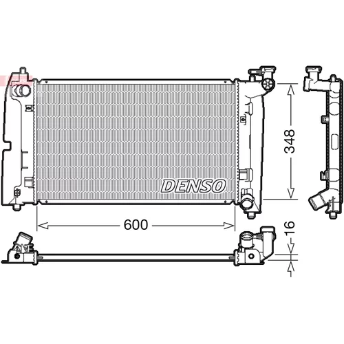 Chladič motora DENSO DRM50085