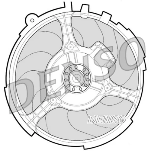 Ventilátor chladenia motora DENSO DER09060