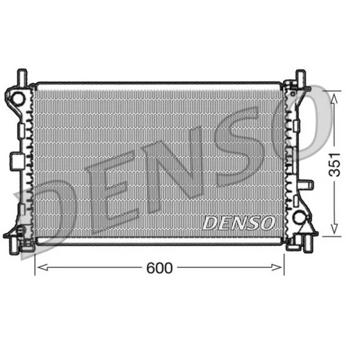 Chladič motora DENSO DRM10052