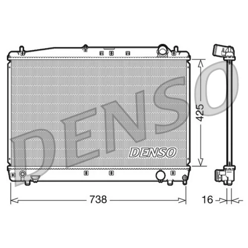 Chladič motora DRM50033 /DENSO/