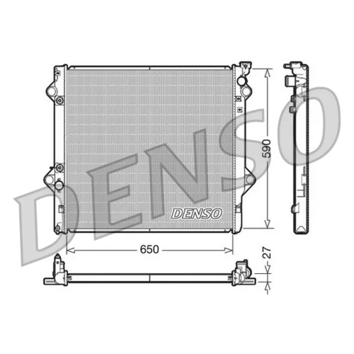 Chladič motora DENSO DRM50047