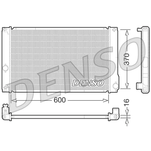 Chladič motora DENSO DRM50076