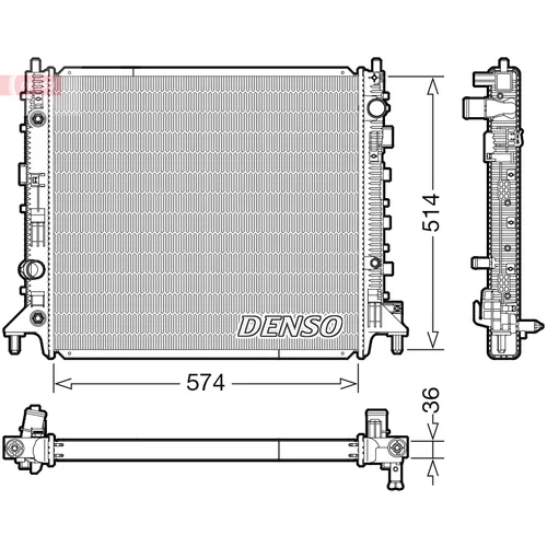 Chladič motora DENSO DRM99013