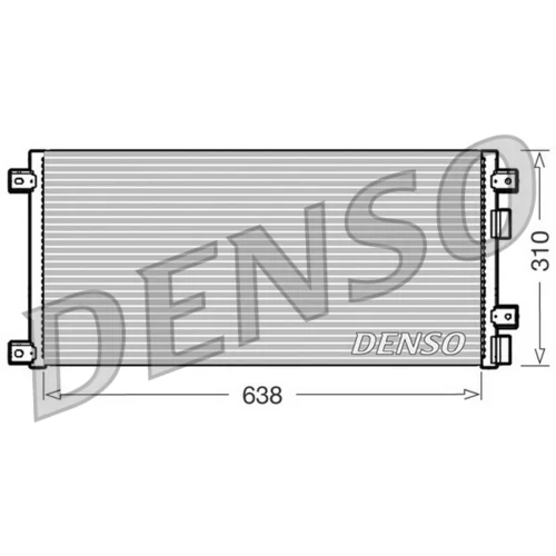 Kondenzátor klimatizácie DENSO DCN12002