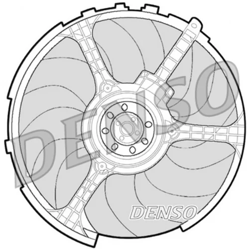 Ventilátor chladenia motora DENSO DER09063