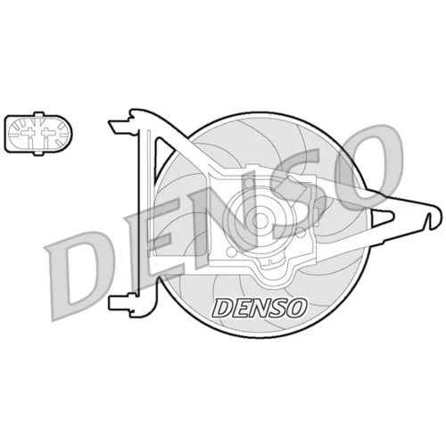 Ventilátor chladenia motora DENSO DER21021