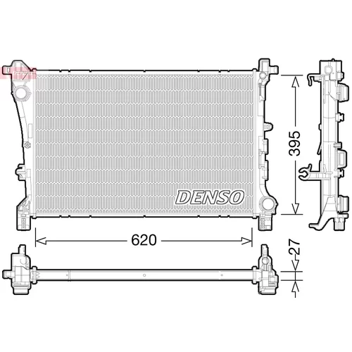 Chladič motora DENSO DRM09167