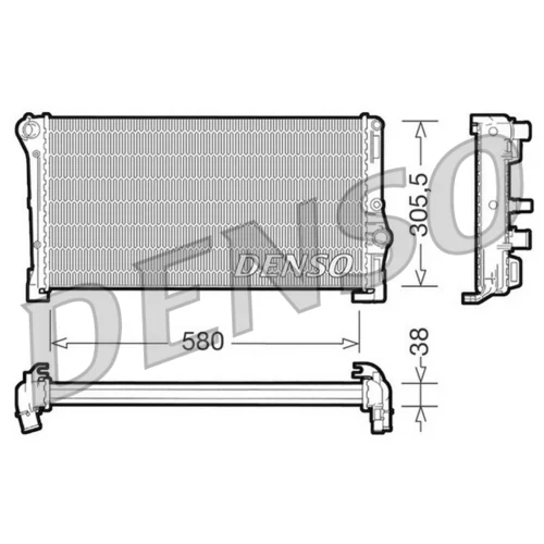 Chladič motora DENSO DRM13010