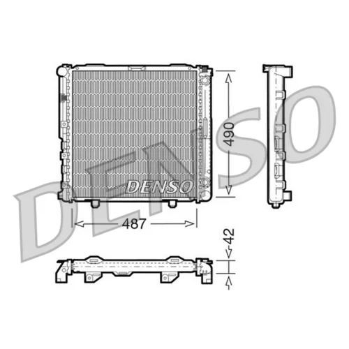 Chladič motora DENSO DRM17031