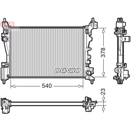 Chladič motora DENSO DRM20046