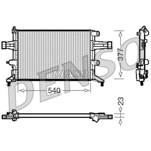 Chladič motora DRM20080 /DENSO/