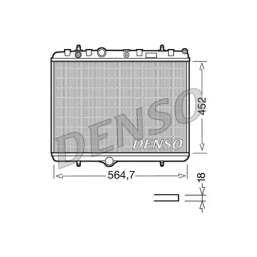 Chladič motora DENSO DRM21055