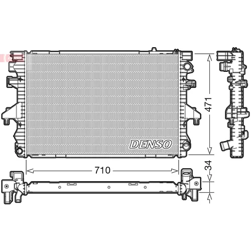 Chladič motora DENSO DRM32040