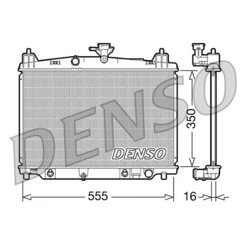 Chladič motora DENSO DRM44018