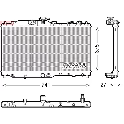 Chladič motora DENSO DRM44050