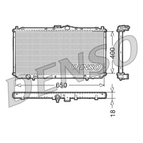 Chladič motora DENSO DRM45010