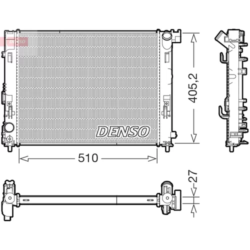 Chladič motora DENSO DRM46076