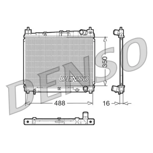 Chladič motora DENSO DRM50006